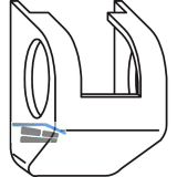 WINKHAUS Ecklagerkappe ELK.ESV.BZ-RB, bronze/rotbraun