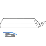 MACO SKB-SE/Z Rastplattengarnitur, Falzluft 12 mm, Eurofalz 24 mm (465939)