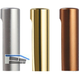 OTLAV Aufsteckh�lsen Typ 838,f�r T�rband Typ 495 � 14 mm,Alu vernickelt matt