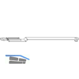 MACO MM Zweitscherenarm, ohne Sparl�ftung, L=231,5 mm (207431)