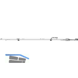 MACO MM Stulpverl�ngerung Stulpfl�gelgetriebe Beschlagsnut L=470 mm silber