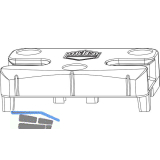 MACO Schlie�teil iS PVC 12/20- 9, ALIPLAST/RC SYSTEM/SEPALUMIC, silber (96144)