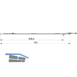MACO MM Mittelverschluss verl�ngerbar f�r Bodenschwelle 1iS, Gr. 1500V (209883)