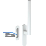 MACO HS Griffgarnitur 12, innen, TS 56-68 mm, Alu wei� beschichtet (103634)