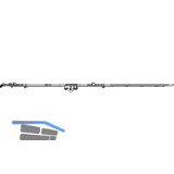 MACO MM D-Getriebe fix, Kippschwinge, DM 15 mm, 1VZ, FFH 1341-1590 mm (212125)