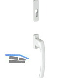 MACO SKB-S/SE/PAS Drehgriff PZ innen, ohne Vierkant, Alu wei� beschichtet