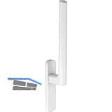 MACO HS Griff 12 innen, ohne PZ, mit Nocken, VK-10mm, Alu wei� RAL9016 (218399)