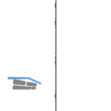 Schlie�leiste STV-SL U2413-69B, rechts, 2250 x 20 mm, verzinkt silber