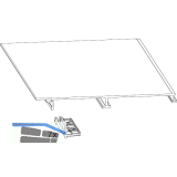 MACO Fiber-Therm Trittschwelle zu Grundk�rper 240, L=2500 mm, silber