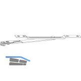 MACO Kippschere mit Schraublocheinh�ngung, silber (101548)