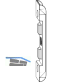 MACO Anpressverschluss verdeckt Rahmenteil 4 mm Falzluft (94484)