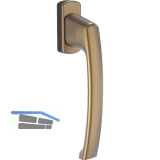 MACO SKB-S/SE/PAS Drehgriff, Vierkant 7x32 mm, Aluminium bronze eloxiert