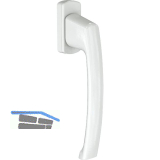 MACO SKB-S/SE/PAS Drehgriff, Vierkant 7x32 mm, Aluminium wei� beschichtet