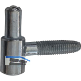 OTLAV Einbohrband Rahmenteil Typ 030, Band � 13 mm, Stahl verzinkt