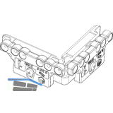 MACO Bohrlehre f�r Ecklagerband PVC, 5 mm Tragezapfen (21562)