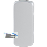 MACO Steckrosette HARMONY, Aluminium silber eloxiert