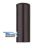 OTLAV Aufsteckh�lsen Typ 838, f�r T�rband Typ 495 � 20 mm,Kunststoff braun