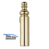 OTLAV Aufsteckh�lse Typ 839, f�r T�rband Typ495 � 14 mm,Messing poliert