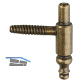 OTLAV Einbohrband Rahmenteil Typ 190, Band � 13mm,Stahl speziell bronzef�rbig