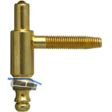 OTLAV Einbohrband Rahmenteil Typ 190, Band � 14 mm, Stahl vermessingt