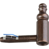 OTLAV Einbohrband Fl�gelteil Typ 190, Band � 14 mm, Stahl bronze