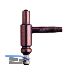 OTLAV Einbohrband Typ 190, Rahmenteil, Band � 16 mm, Stahl bronze