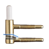 OTLAV Einbohrband Typ 101, Rahmenteil, Band � 15 mm, Stahl vermessingt