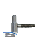 OTLAV Einbohrband Rahmenteil Typ 055, Band � 14 mm, Stahl vernickelt