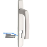 MACO Balkont�rgriffhalbgarnitur HARMONY Langschild - au�en hoch, wei�