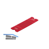 ROTO Bremskl�tze 100 x 24 X 3 aus Kunststoff rot