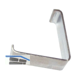 Federklammer f�r Zargen, 25 x 25 x 13 x 1,2 mm, Stahl verzinkt