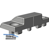 WINKHAUS Zwangsverriegelung ZV-RT.162 Rahmenteil, GEALAN/WYMAR