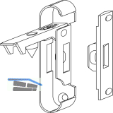 MACO Universal-Verbundkupplung ohne Luft, silber (101252)
