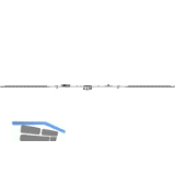 MACO MT DK-Getriebe variabel, DM 15 mm, 1iS, FFH 1301-1800 mm, Gr. 4 (55443)