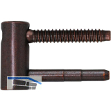 OTLAV Einbohrband Typ 495 3D Exacta,Fl�gelteil, Band � 14mm,Stahl br�niert