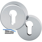 FSB Sicherheits-Zylinderrosette rund, Edelstahl matt