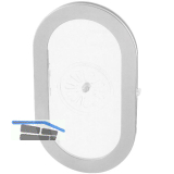 Durchsprecher f�r 17 - 24 mm Glasst�rke, 170 x 295 mm, Kunststoff hellgrau