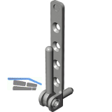 WINKHAUS Ecklager EL.K.6-3-16.BR, symmetrisch, 100 kg, braun