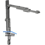 WINKHAUS Eckumlenkung E1.A f�r Schr�gfenster, 1 Schlie�zapfen, silber