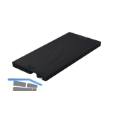 ROTO Verglasungsklotz GL-IB 100 x 48 x 6 aus Kunststoff schwarz