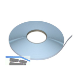 Flachleiste auf Rolle mit Lippe 60mm selbstklebend, wei�