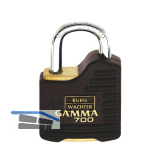 BURG-W�CHTER Hochleistungsvorhangschloss Gamma 700 verschiedensperrend, 55 mm SB
