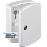 BURG-W�CHTER Schl�sselschrank Key Box, mit 35 Haken, Stahlwei�