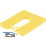 ROTO Euroklick Distanzplatte mit Sperrhaken 65 x 52.5 x 4 gelb