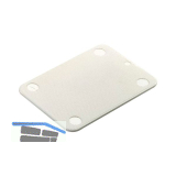 ROTO Unterlegplatte 40 x 60 x 1.5 aus Kunststoff wei�