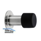 BURG-W�CHTER Wandt�rpuffer TSW 2365 SB, H�he 65 mm, Edelstahl geb�rstet