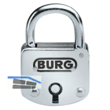 BURG-W�CHTER Vorhangschloss 393 verschiedensperrend, 45 mm SB
