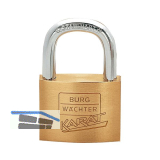 BURG-W�CHTER Vorhangschloss Karat, 30 mm, verschiedensperrend SB