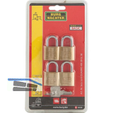 BURG-W�CHTER Vorhangschloss-Set 405 Quadro gleichsperrend, 30 mm SB-4