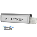 BURG Zeitungsbox FERROSTAR, Stahl verzinkt silberf�rbig